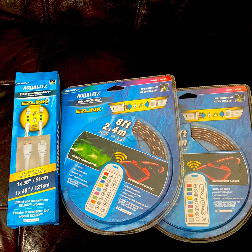 NWT bundle aqualitz LED lighting kit